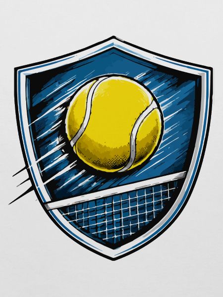 Tennis Shield Emblem