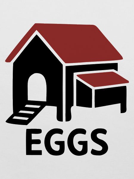Huehnerstall Eggs Abzeichen