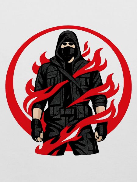 Ninja Flammenkreis
