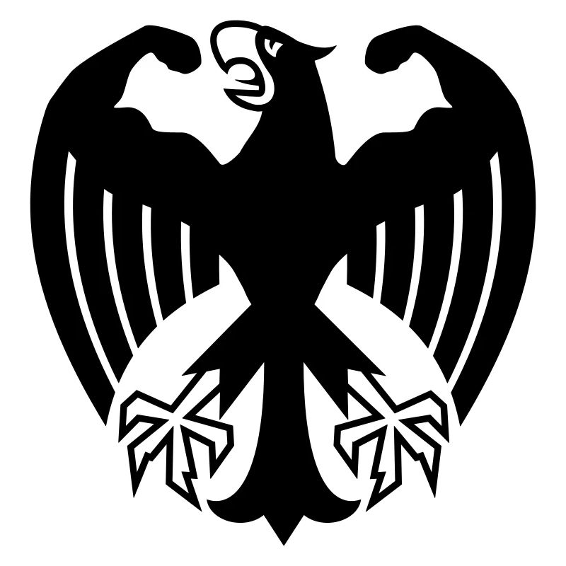 Fitness eagle with muscles