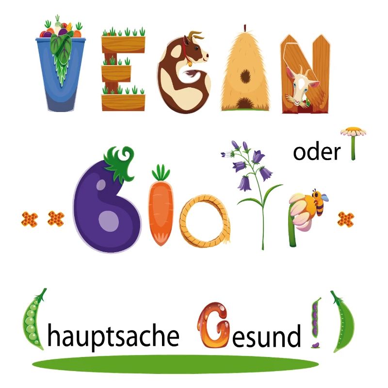 Vegan oder Bio