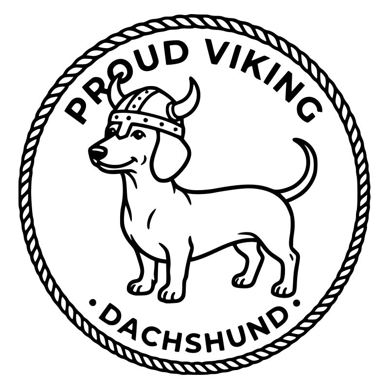 Fierté viking teckel
