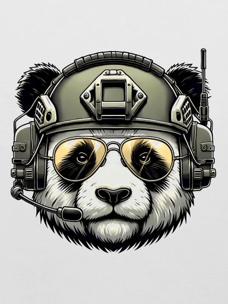 Panda Military Army Design
