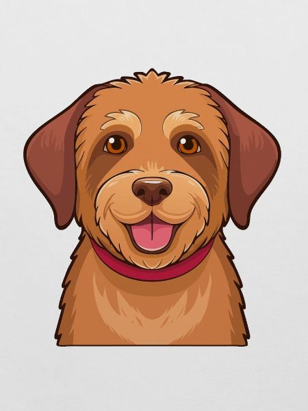  Hellbrauner Zottelhund