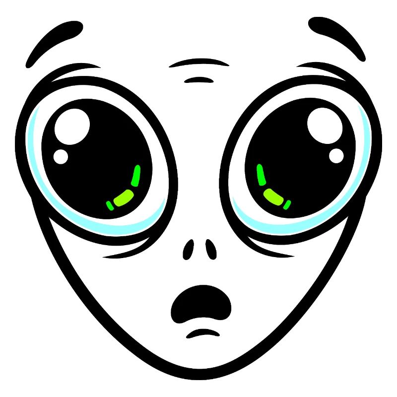 Großäugiger Außerirdischer