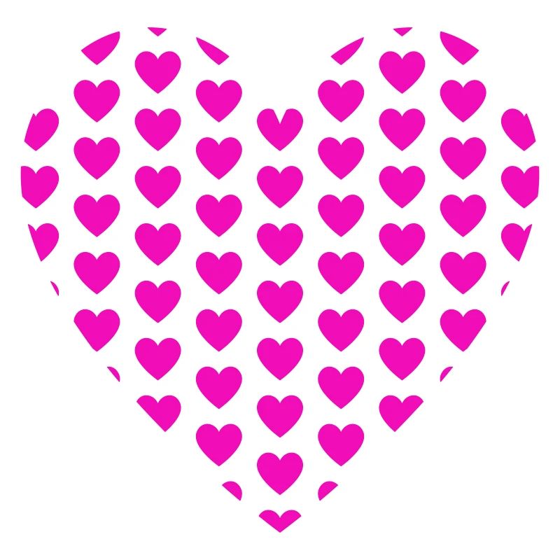 Heart Hearts Patch Pattern