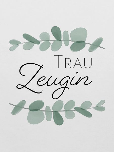 Trauzeugin Eukalyptus