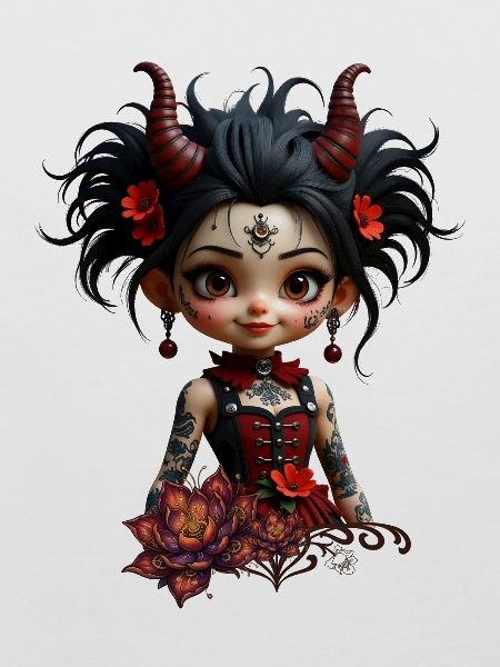 Gotische Lotus Chibi