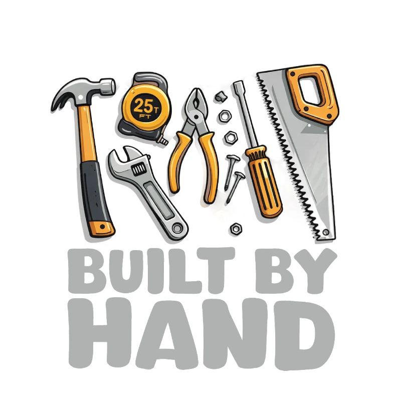 Built by Hand – Tool Illustration