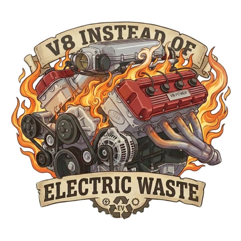 V8 au lieu de VE – Déchets électriques