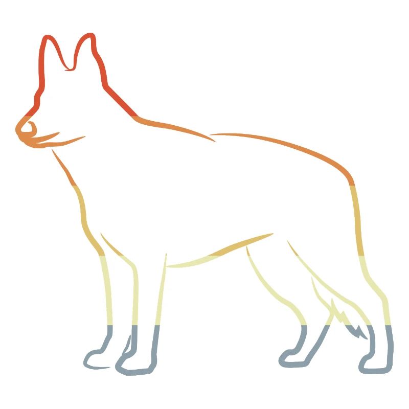 German Shepherd Drawing