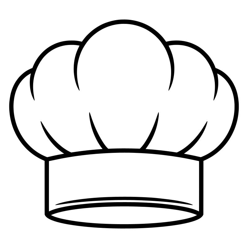 Chef Hat Vector Icon Design