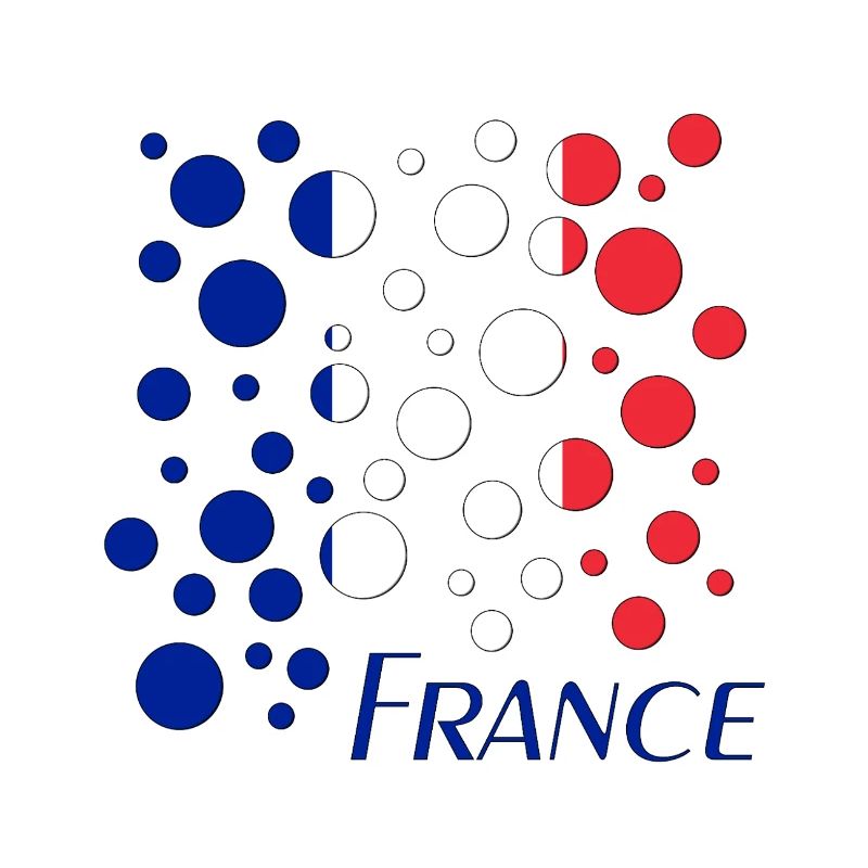 French Circle Dots Pattern