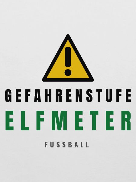 Gefahrenstufe Elf Meter Fußball