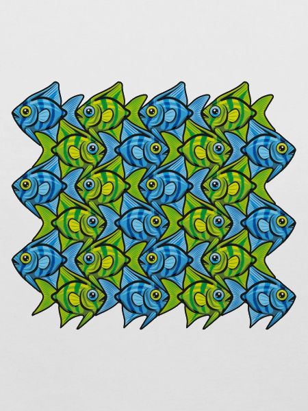 Kaiserfisch-Tessellation II