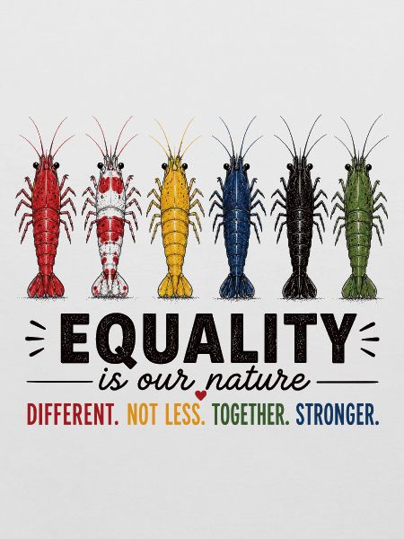 Equality Garnelen Vielfalt