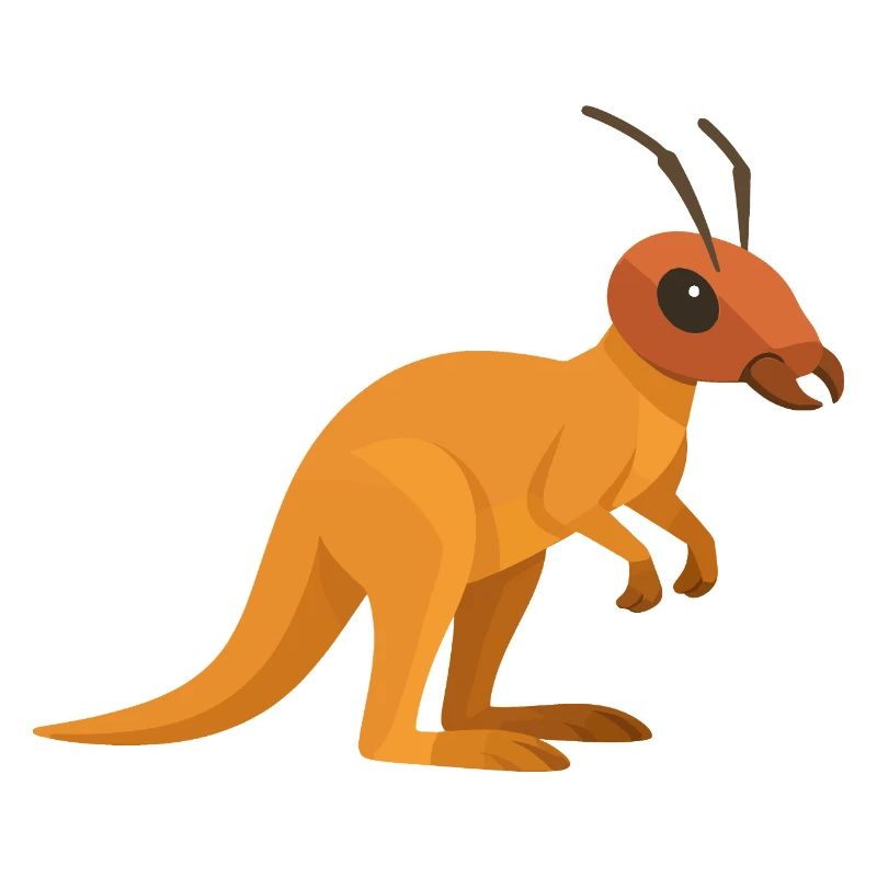 Kangaroo Ant with antennae