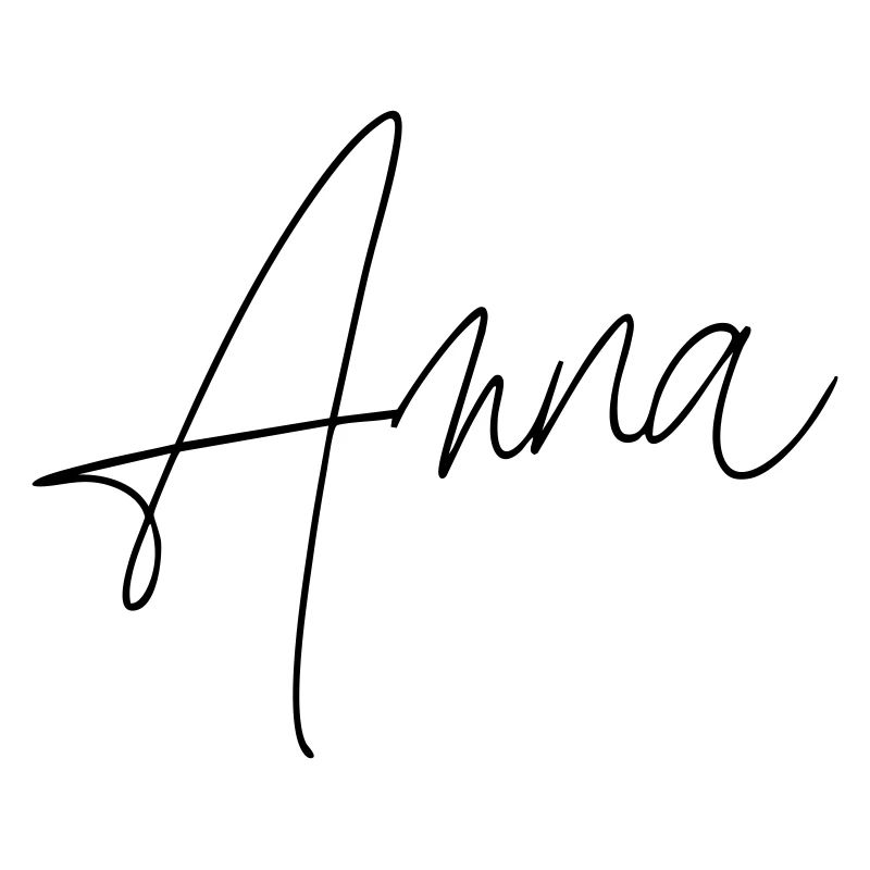 Anna / Conception de l’écriture manuscrite