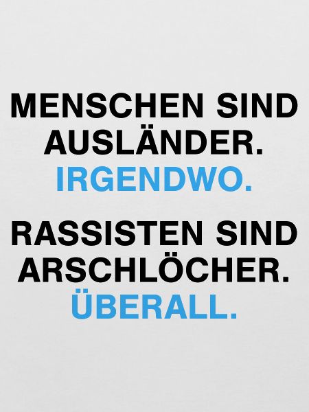 Menschen sind Ausländer