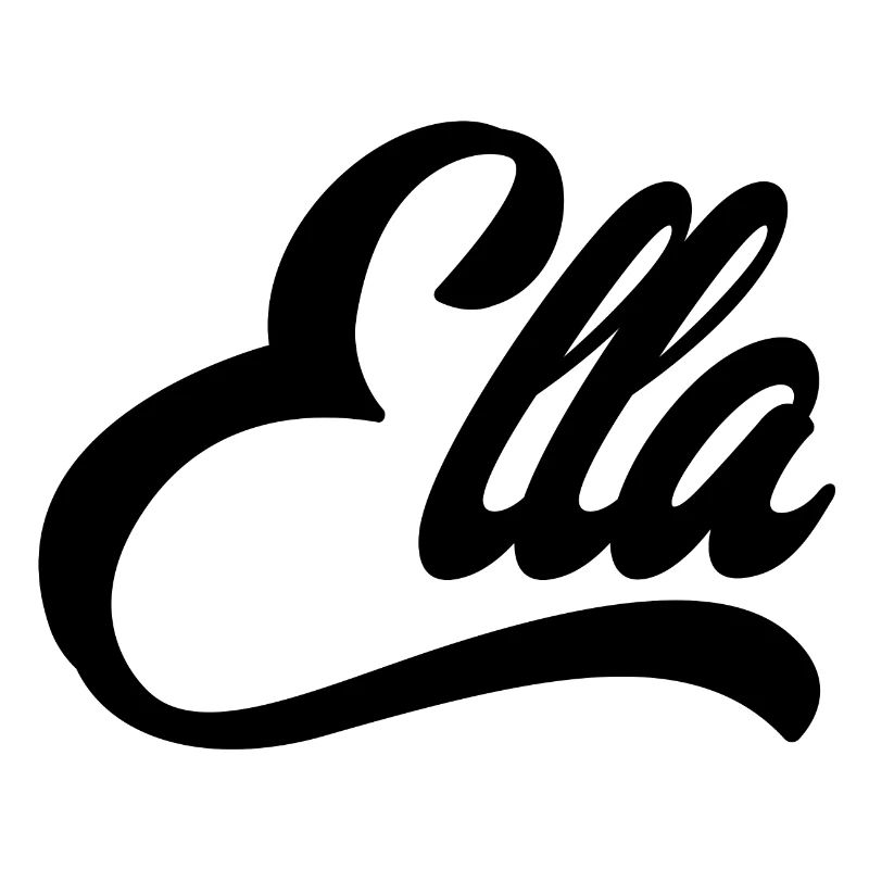 Nom Ella Abstrait couleur explosion impression