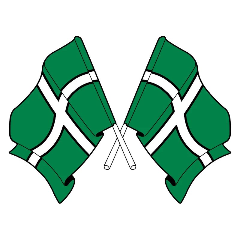 Drapeaux croisés du Devon
