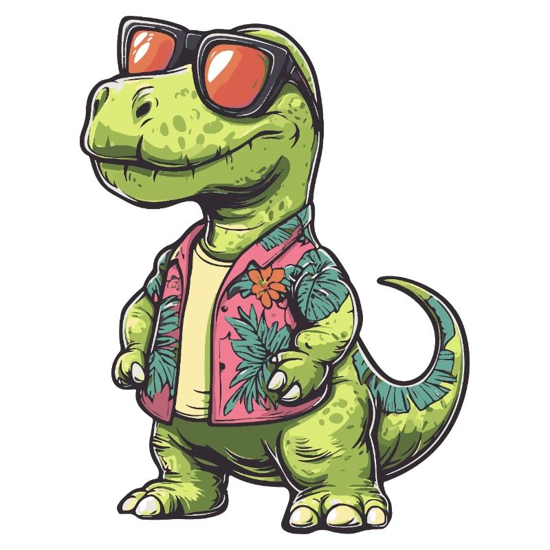 Dinosaurier brontosaurus Comic Urlaub