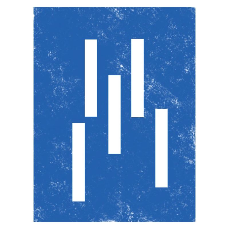 Abstract Vertical Lines Composition