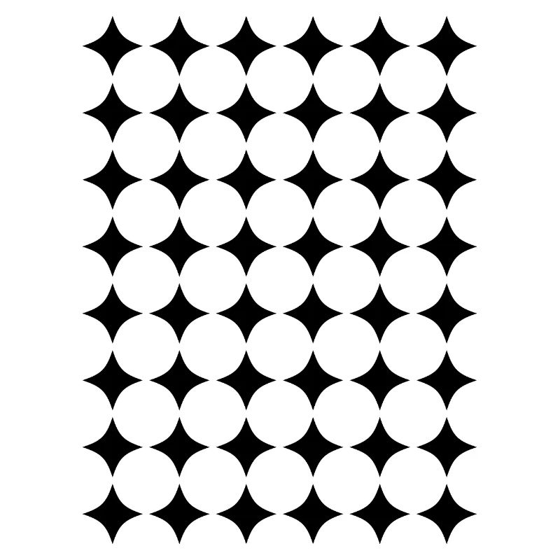 geometric circles pattern grid