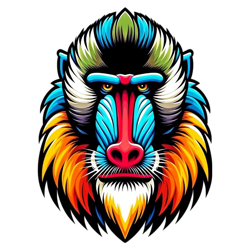 Mandrill monkey