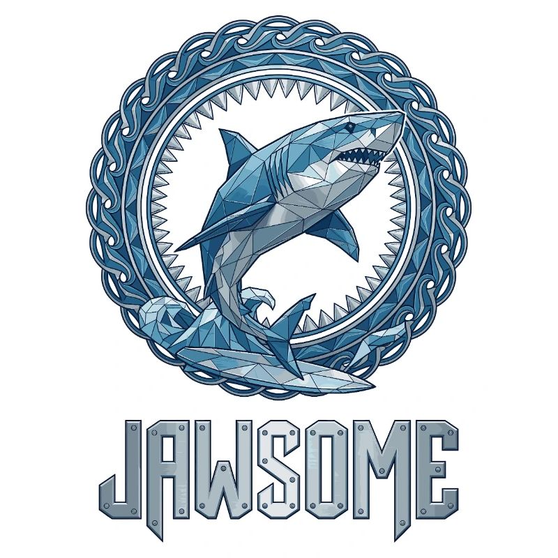 Requin Jawsome Geometric