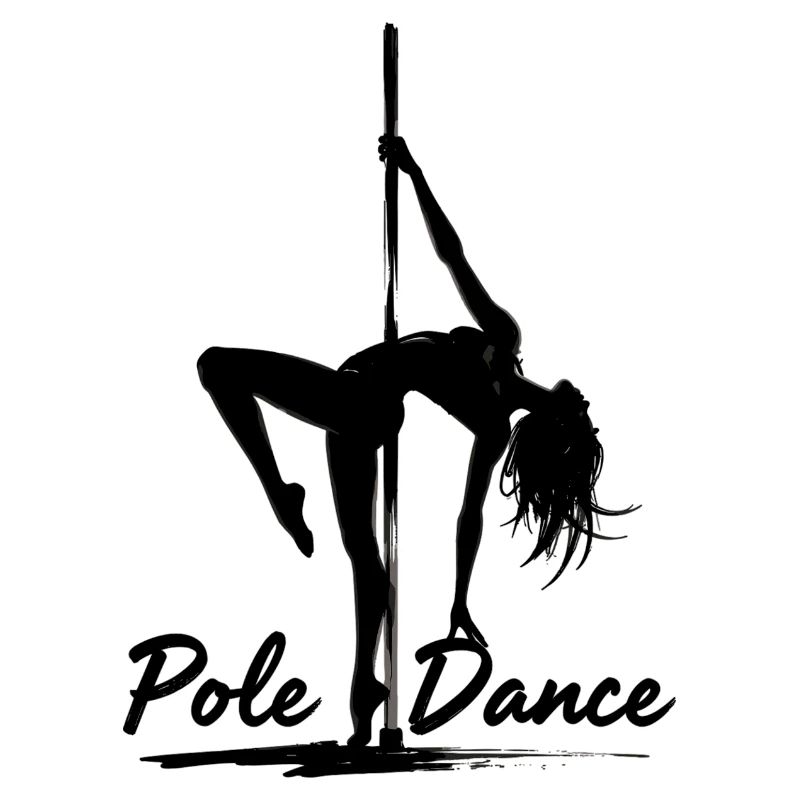 Pole Dance Pole Dancer Silhouette Gift