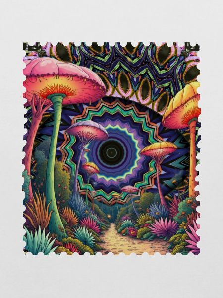 Kaleidoskop Waldpfad Pilze