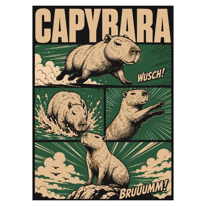 Chilliges Capybara Comic