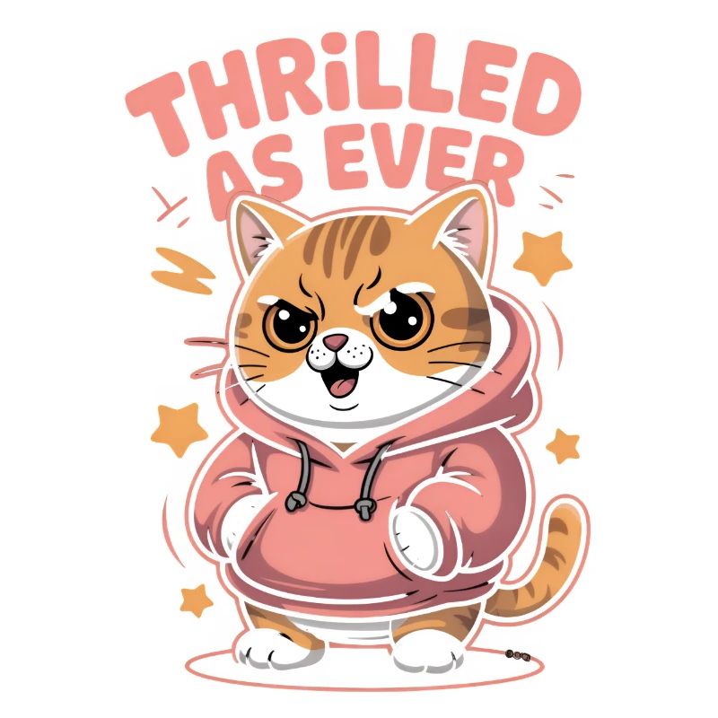 Conception ludique du sweat à capuche pour chat