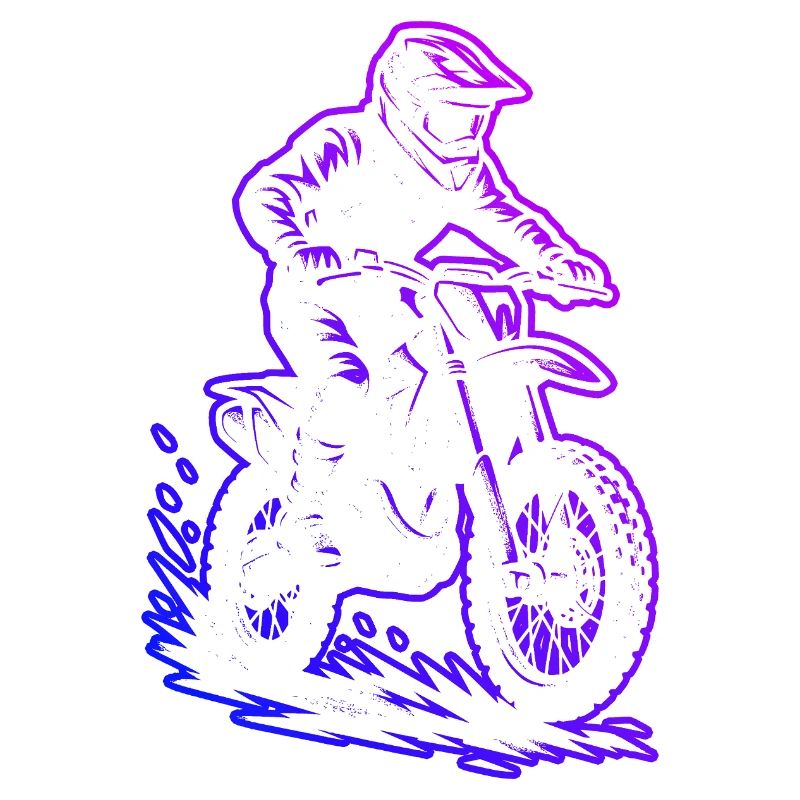 Conception compacte du motocross