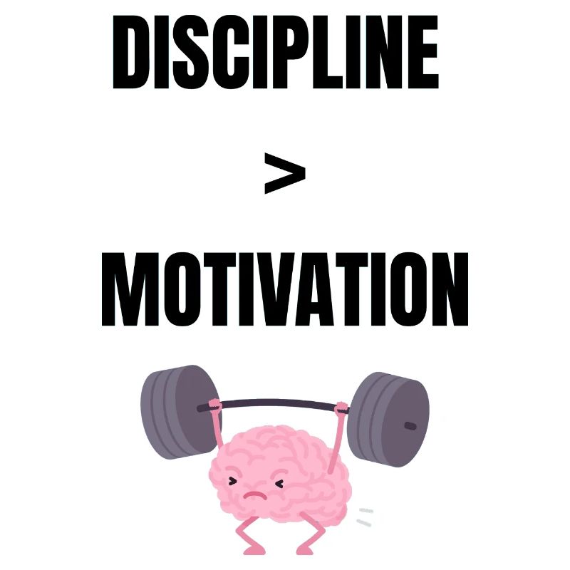 Disziplin über Motivation
