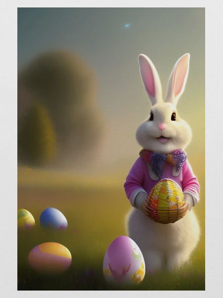 Osterhase mit Oster Eier
