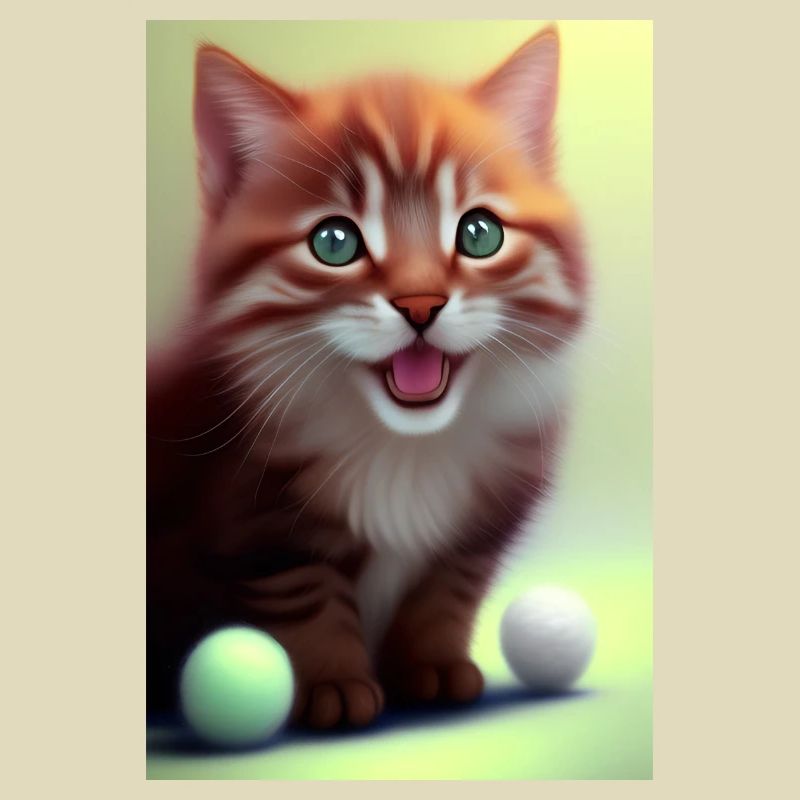 Petit bébé chat mignon