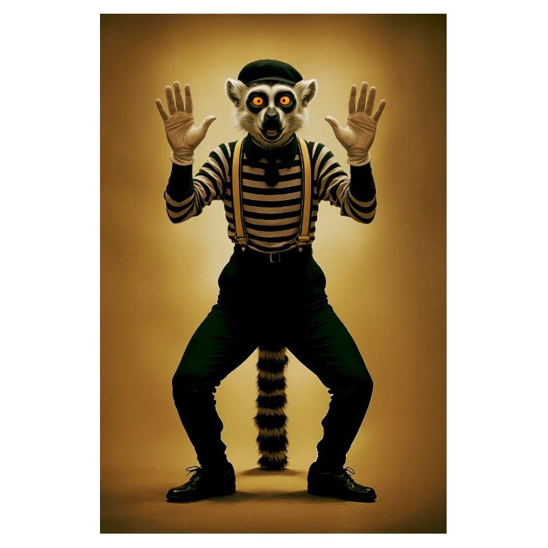 Lemur Humanoid Pantomime
