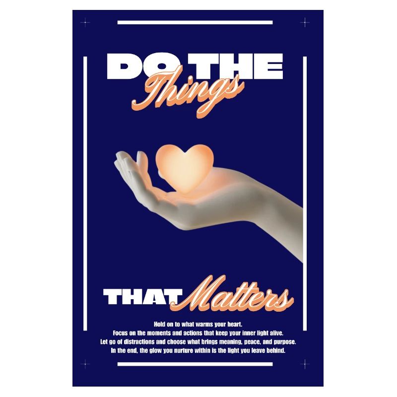 Faites ce qui compte