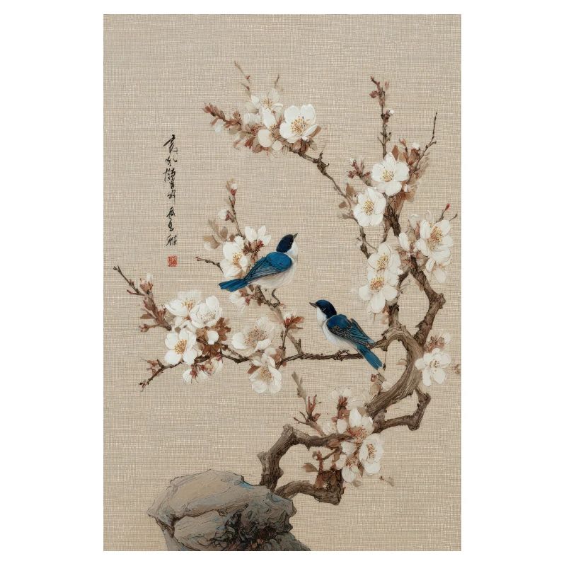 Harmonie de la Fleur et des Oiseaux Bleus