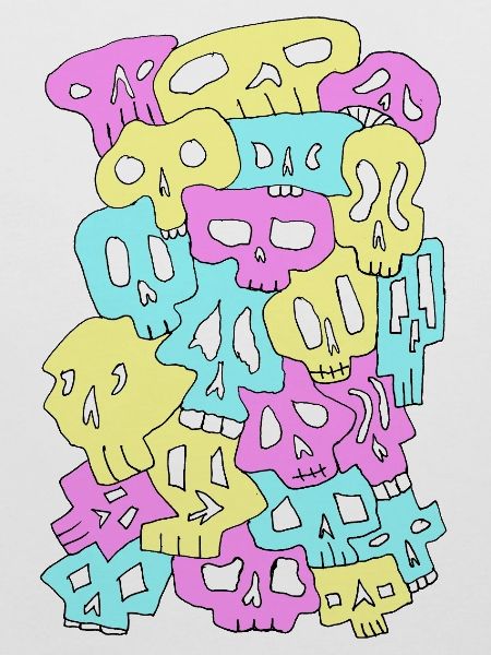 Skulls (CMYK light)