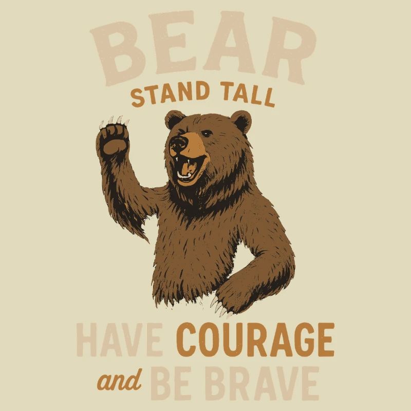 Devise de l’ours pour les braves