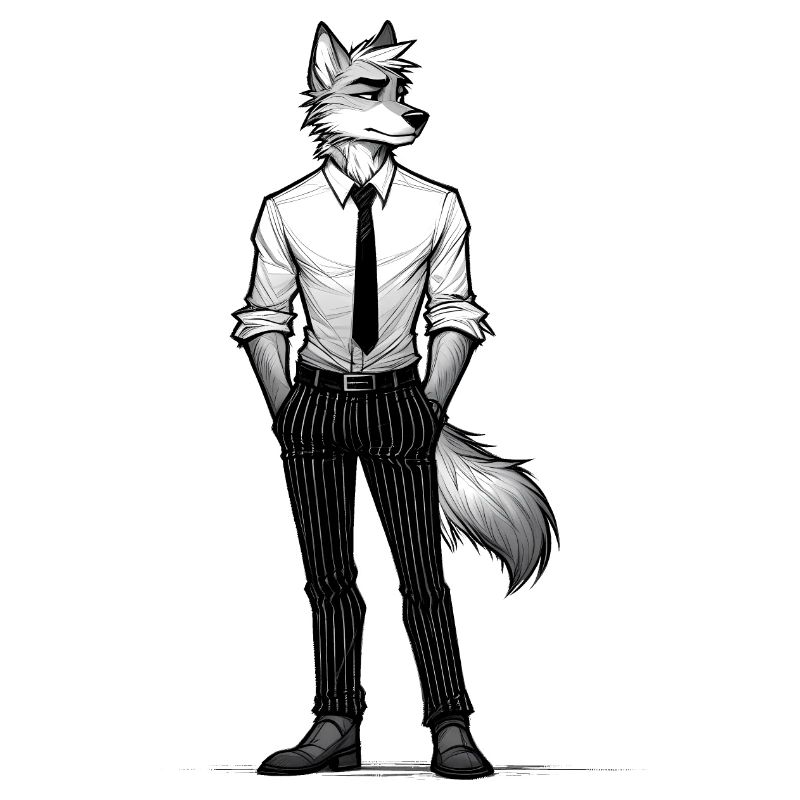 Dapper Wolf : Bête d’affaires décontractée