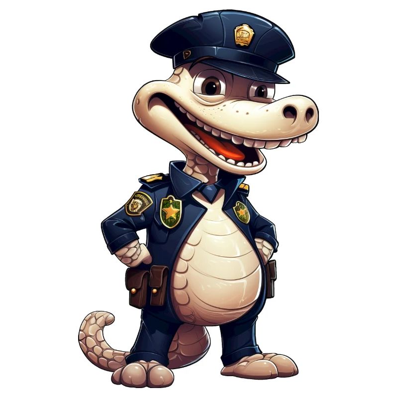 Polizei Krokodil