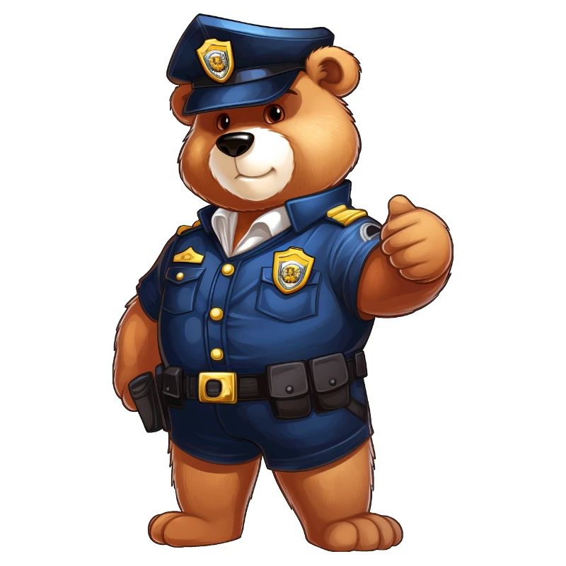 Bärchen Polizei
