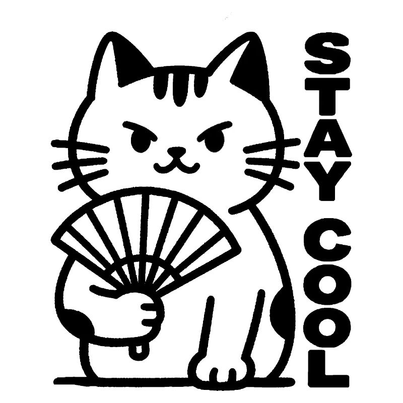 Katteventilator varme rolig