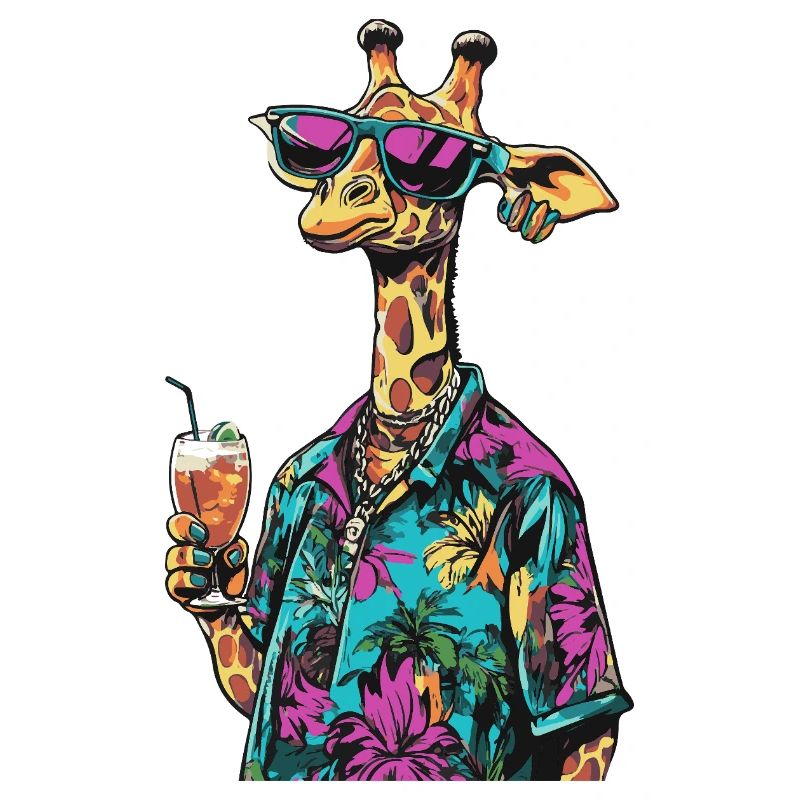 Giraffe Comic Sommer