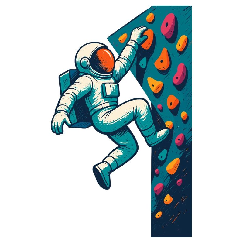 Bouldering Astronaut Hovering Easy Climbing Gesche