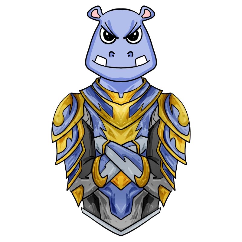 Chevalier hippopotame cool